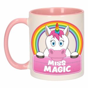 Dieren mok /eenhoorn beker Miss Magic 300 ml   -