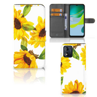 Hoesje voor Motorola Moto E13 4G Zonnebloemen - thumbnail