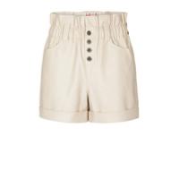 Morgan high waist straight fit short gebroken wit