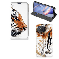 Bookcase OPPO Reno4 Z 5G Watercolor Tiger