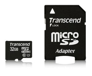 Transcend Premium microSDHC-kaart Industrial 32 GB Class 10, UHS-I Incl. SD-adapter