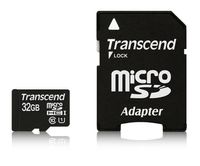 Transcend Premium microSDHC-kaart Industrial 32 GB Class 10, UHS-I Incl. SD-adapter - thumbnail