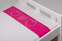 Bedlaken Briljant Belle fuchsia baby (katoen) -75 x 100 cm