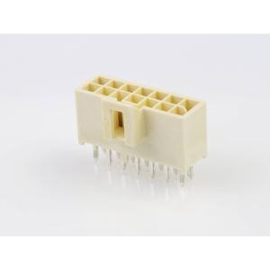 Molex 1053102214 Female header, inbouw (standaard) Totaal aantal polen: 14 Rastermaat: 2.50 mm Inhoud: 1 stuk(s) Tray