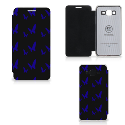 Samsung Galaxy Grand Prime Telefoon Hoesje Vlinder Patroon Samsung Galaxy Grand Prime Telefoon Hoesje Vlinder Patroon