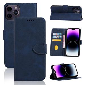 iPhone 14 Pro Max hoesje - Bookcase - Pasjeshouder - Portemonnee - Kunstleer - Blauw