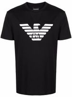 Emporio Armani t-shirt à logo imprimé - Noir