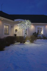 Konstsmide 3616-800 Micro-lichtketting Binnen/buiten Energielabel: F (A - G) werkt op het lichtnet Aantal lampen 300 LED Barnsteen Verlichte lengte: 41.93 m