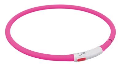 TRIXIE HALSBAND USB FLASH LIGHT LICHTGEVEND OPLAADBAAR ROZE 70X1CM TRIXIE HALSBAND USB FLASH LIGHT LICHTGEVEND OPLAADBAAR ROZE 70X1CM