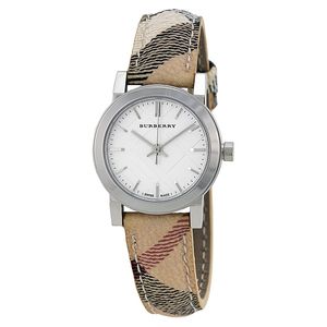 Horlogeband Burberry BU9222 / BU9219 Leder/Kunststof Multicolor 14mm