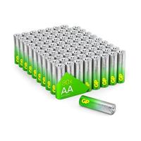GP Super Alkalinebatterijen, AA Mignon, LR06, 1,5 V, 80 stuks voorraadverpakking, ideaal voor de stroomvoorziening van apparaten die dagelijks nodig zijn - de nieuwe G-TECH-technologie