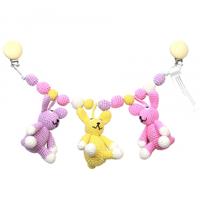 natureZOO kinderwagenspanner konijnen gehaakt 40 cm