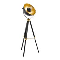 EGLO Covaleda vloerverlichting Zwart, Geelkoper, Goud E27