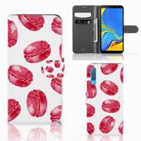 Samsung Galaxy A7 (2018) Book Cover Pink Macarons