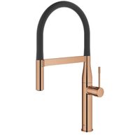 GROHE Essence Keukenkraan - hoog - 2 straalsoorten - met profesionele handdouche - warm sunset glans 30294DA0