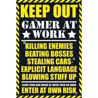 GBeye Gaming Keep Out Poster 61x91,5cm