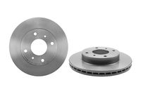 Remschijf COATED DISC LINE BREMBO, Remschijftype: Binnen geventileerd, u.a. für Nissan, Infiniti - thumbnail