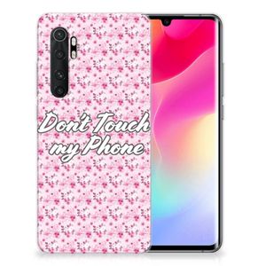 Xiaomi Mi Note 10 Lite Silicone-hoesje Flowers Pink DTMP