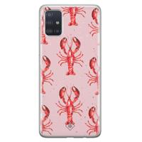 Samsung Galaxy A51 siliconen telefoonhoesje - Lobster all the way