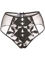 Fleur Du Mal string à taille haute Lily - Noir