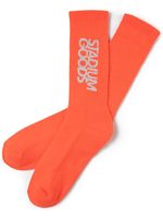 STADIUM GOODS® chaussettes à logo brodé - Orange