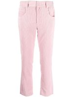 ISABEL MARANT pantalon Tilorsya droit en velours côtelé - Rose