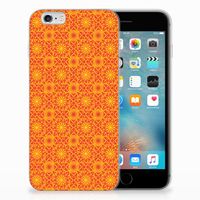 Apple iPhone 6 | 6s TPU bumper Batik Oranje - thumbnail