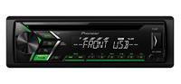 Pioneer DEH-S100UBG | 1DIN autoradio met groene toetsverlichting, display wit | CD-tuner met RDS | MP3 | USB | AUX-ingang | ARC-app