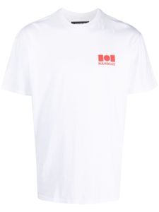 Nahmias t-shirt en coton à logo imprimé - Blanc