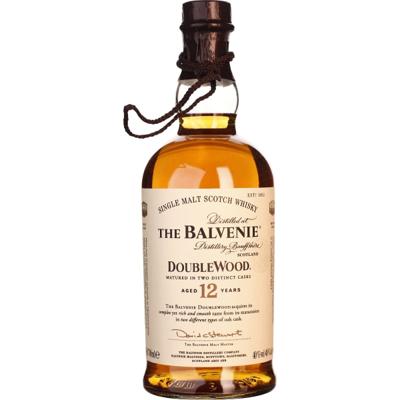 Balvenie 12 years Double Wood in Wooden Giftset 70CL Balvenie 12 years Double Wood in Wooden Giftset 70CL