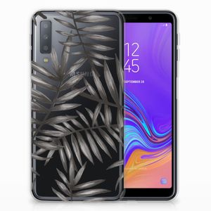 Samsung Galaxy A7 (2018) TPU Case Leaves Grey