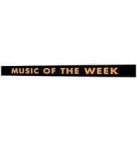 Wurlitzer 2700 Top Music Of The Week Display Plastic Film - thumbnail