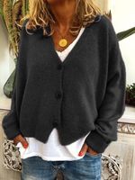 Women Casual Top Tunic Sweater Cardigan