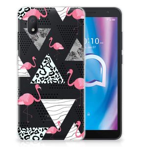 Alcatel 1B (2020) TPU Hoesje Flamingo Triangle