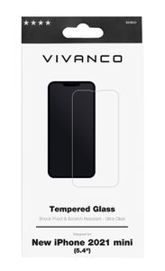 Vivanco 2D Screenprotector (glas) iPhone 13 mini 1 stuk(s) 2DGLASVVIPH2021M