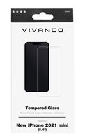 Vivanco 2D Screenprotector (glas) iPhone 13 mini 1 stuk(s) 2DGLASVVIPH2021M - thumbnail