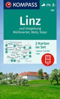 Wandelkaart 202 Linz | Kompass - thumbnail