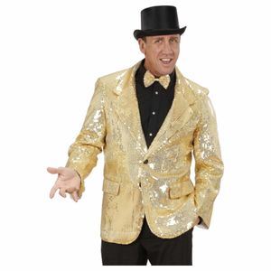 Gouden glitter colbert 54 (XL)  -