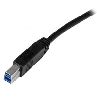 StarTech.com 2 m gecertificeerde SuperSpeed USB 3.0 A-naar-B-kabel M/M - thumbnail