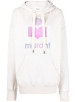 MARANT ÉTOILE hoodie Mansel à logo imprimé - Tons neutres