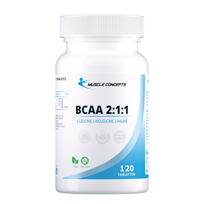 BCAA tabletten 2:1:1 BCAA tabletten 2:1:1