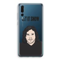 Let It Snow: Huawei P20 Pro Transparant Hoesje - thumbnail