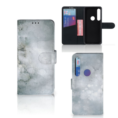 Hoesje Motorola Moto G8 Plus Painting Grey