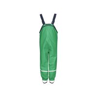 Playshoes regenbroek bretels fleece gevoerd uni groen Maat