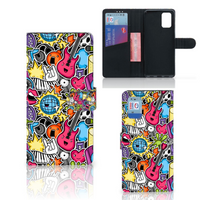 Samsung Galaxy A02s | M02s Wallet Case met Pasjes Punk Rock