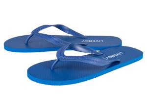 LIVERGY Herenslippers (40/41, Blauw)