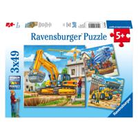 Ravensburger Grote Bouwvoertuigen 3x49st.