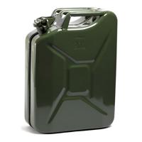 Metalen jerrycan 20 liter legergroen - geschikt voor brandstof - benzine / diesel