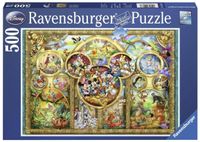 Ravensburger puzzel 500 stukjes Most famous disney characters