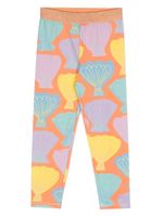 Stella McCartney Kids legging à imprimé Seashell - Orange - thumbnail